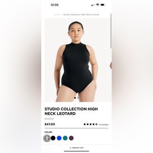 Capezio Leotard: Size Medium